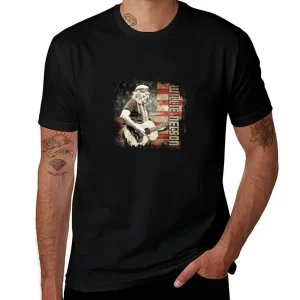 Vintage Willie Tees Nelson Retro Flag American Country Music T-Shirt essential t shirt T-Shirt